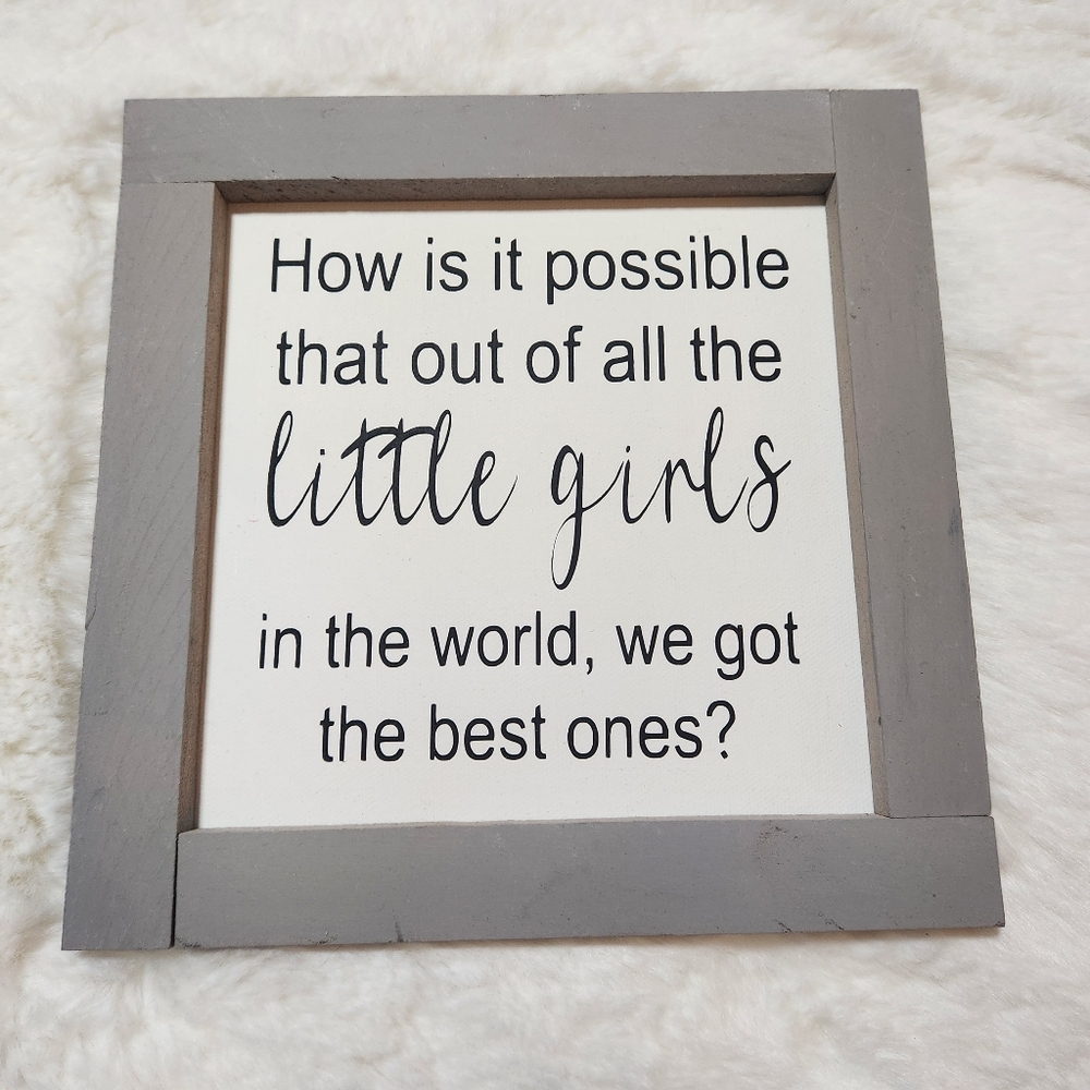 Little Girls Sign